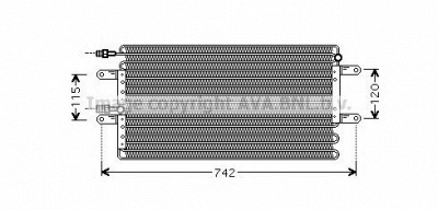AVA QUALITY COOLING rt5251 -  Конденсатор, кондиционер